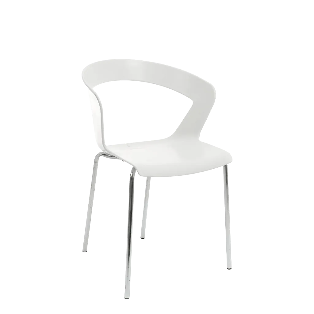 Ibiza Chair - Chrome Legs Polymer Seat