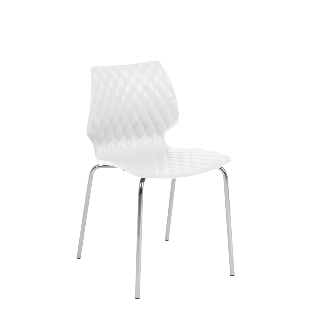Honeycomb Chair - Chrome Legs
