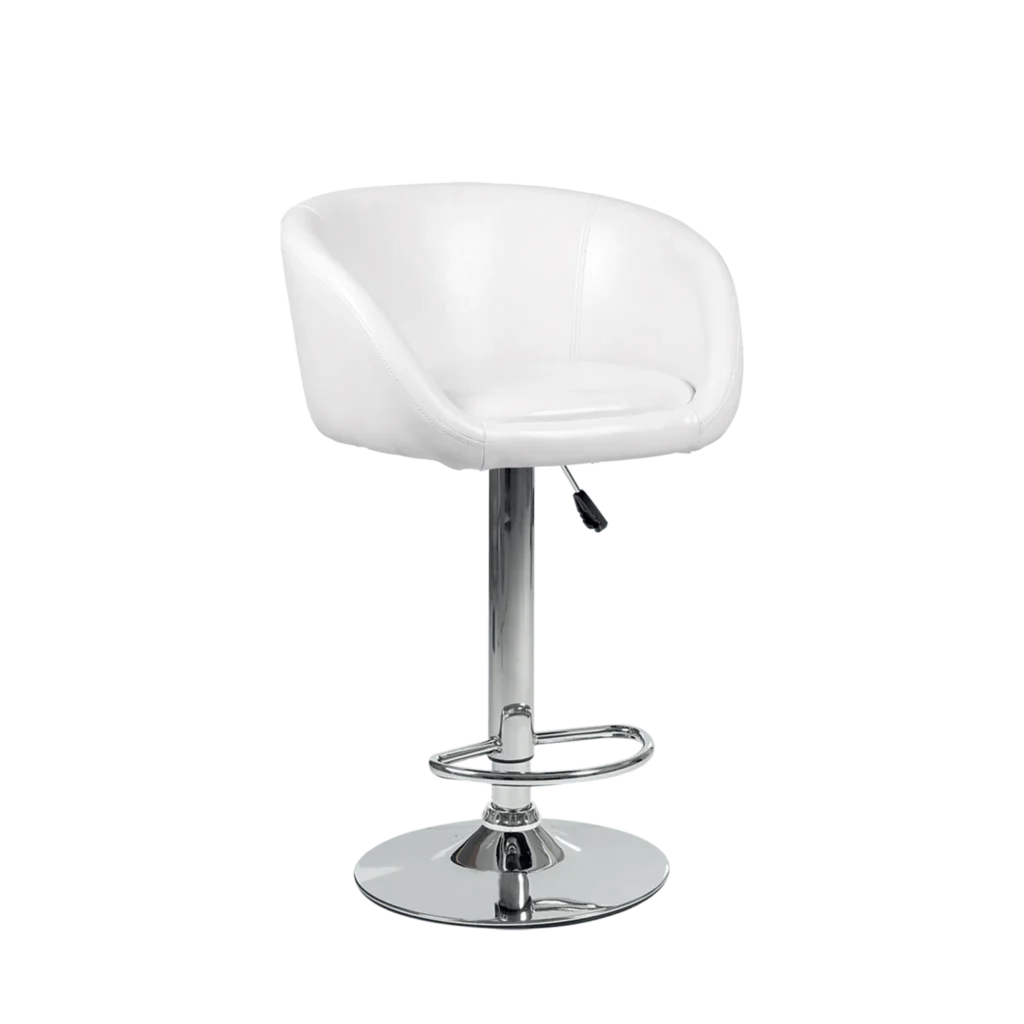 Windsor Stool - Single Stem, Vinyl Seat