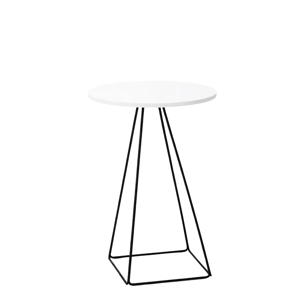 Solar Round Bar Table - Wooden Top
