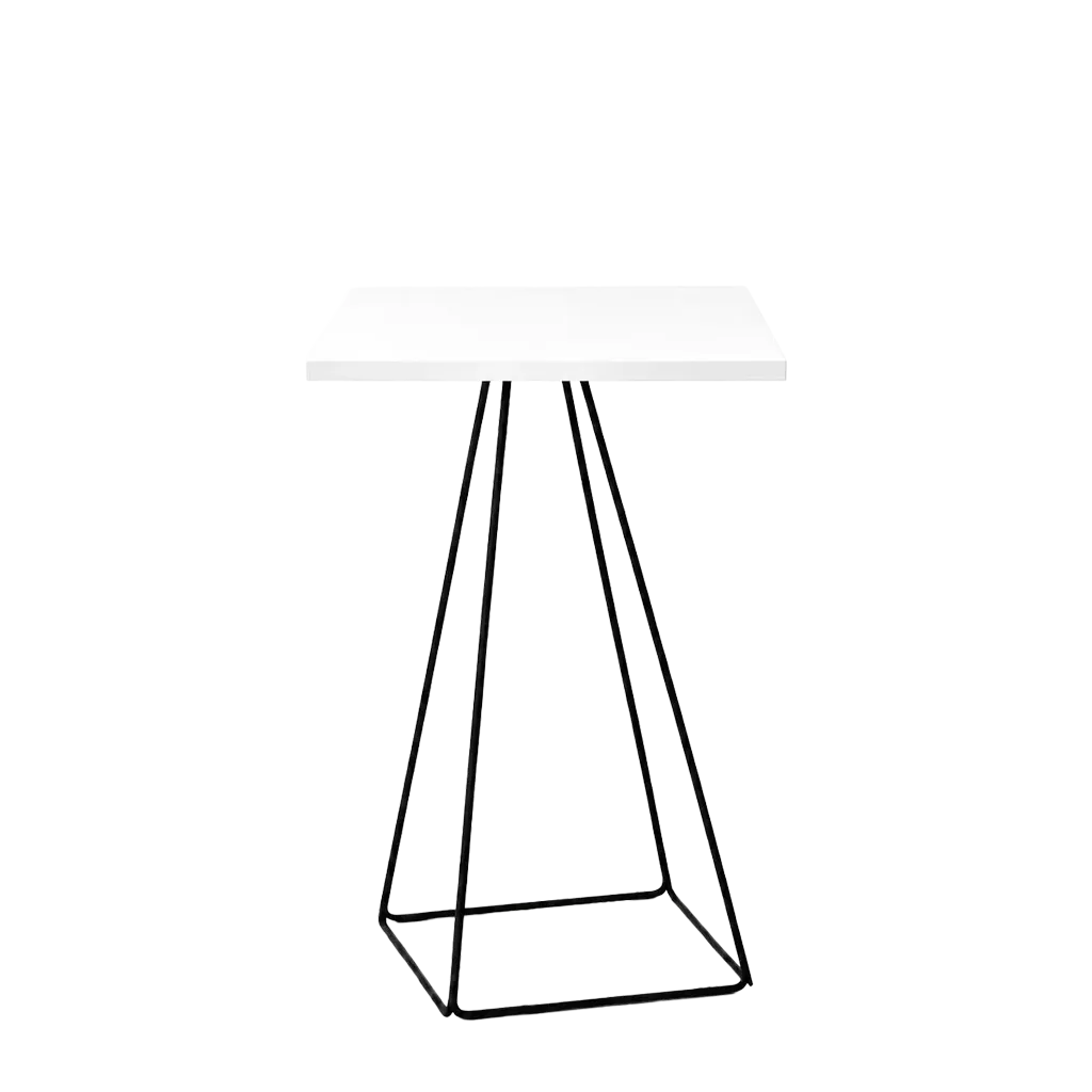 Solar Square Bar Table - Wooden Top