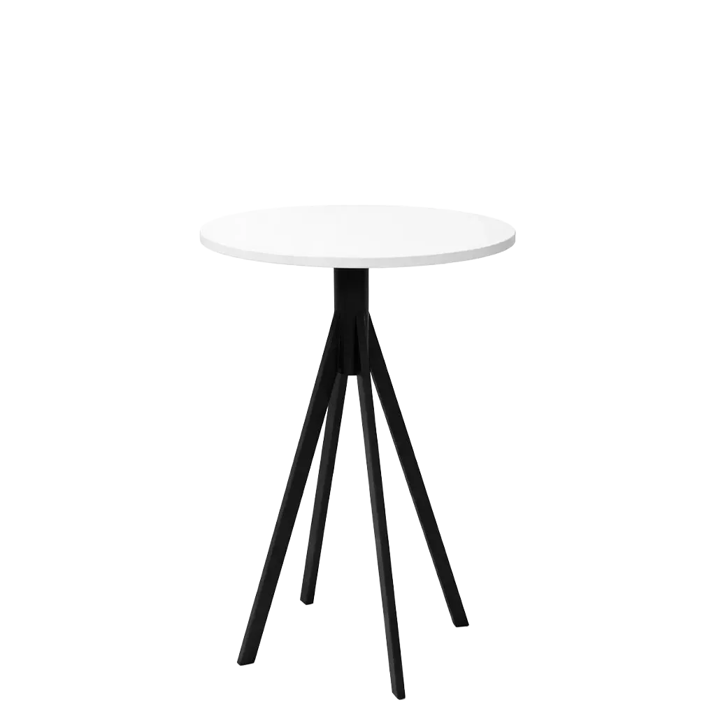 Rocket Round Bar Table - Wooden Top