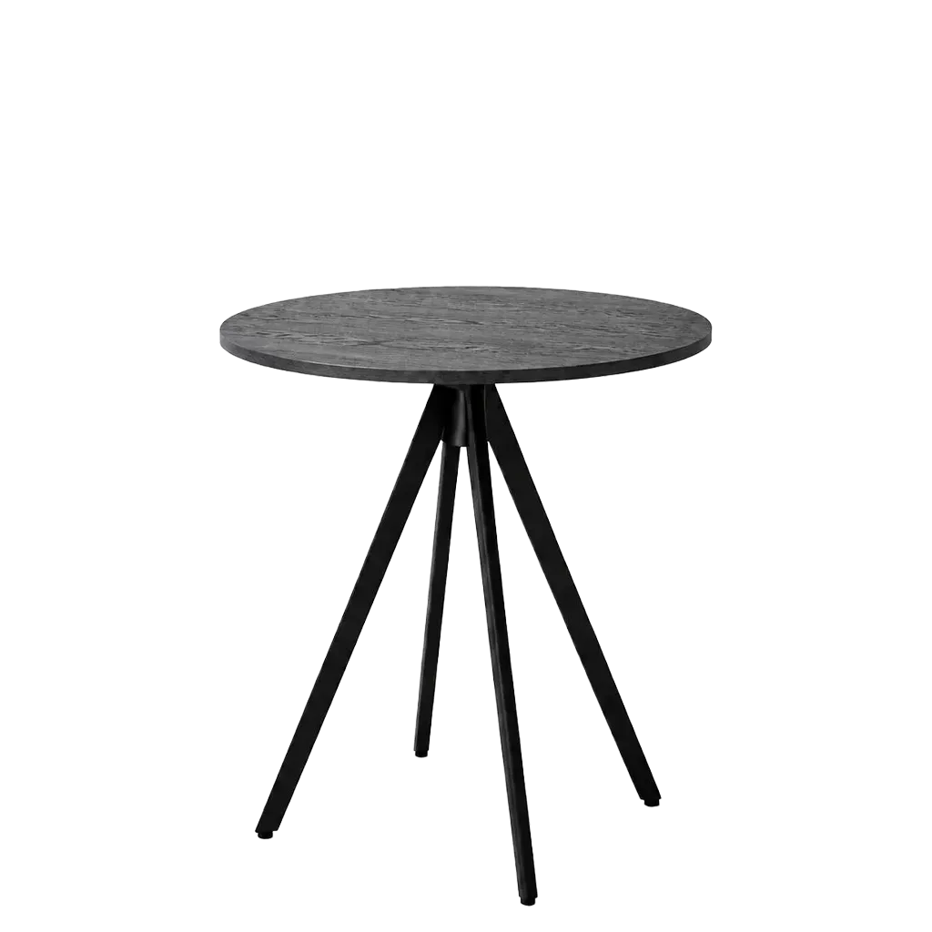 Rocket Round Bar Table - Premium Wooden Top