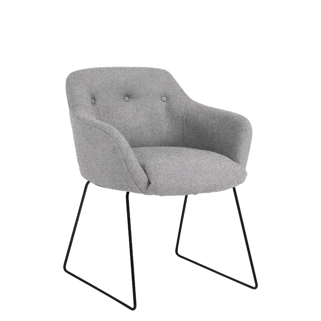 Windsor Chair - Skid Legs, Wool Seat