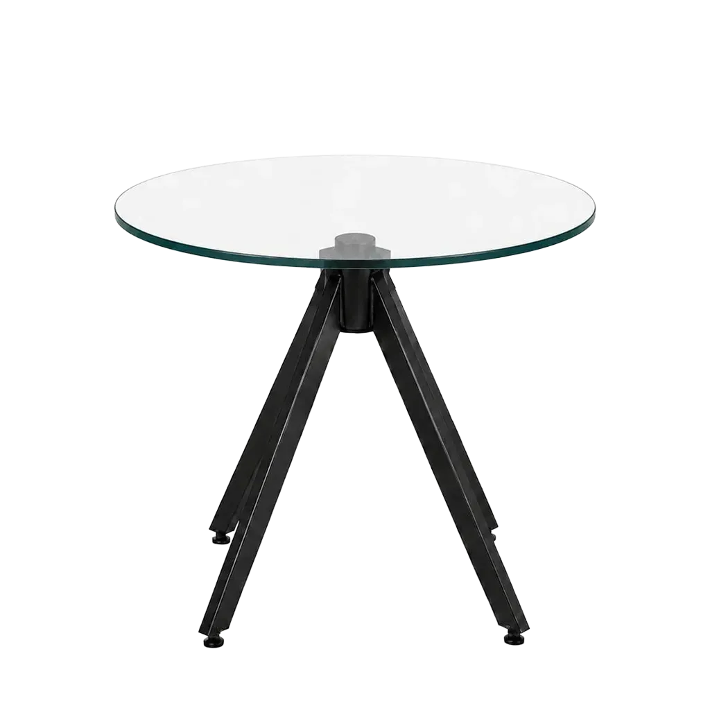Rocket Round Bistro Table - Glass Top