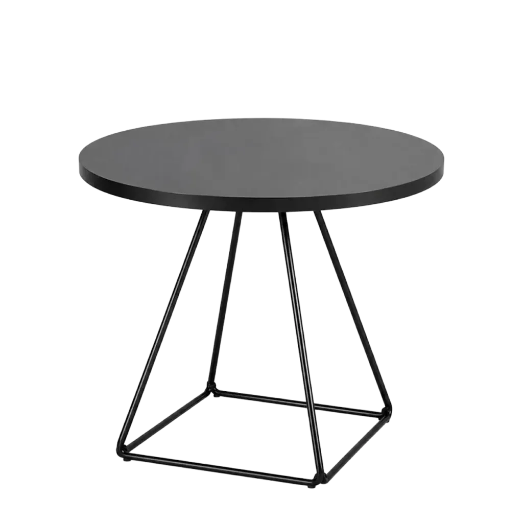 Solar Round Bistro Table - Wooden Top