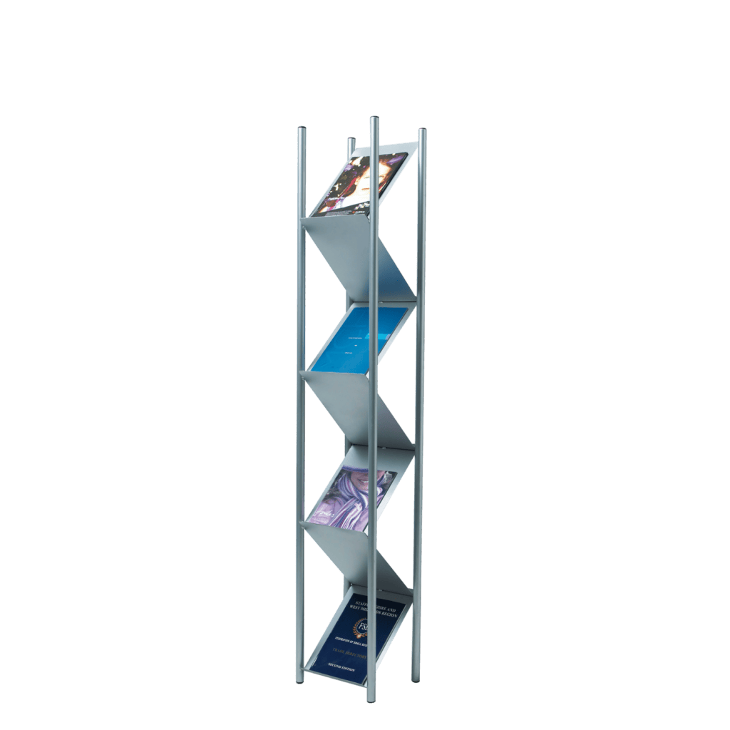 Zig Zag Literature Rack A4