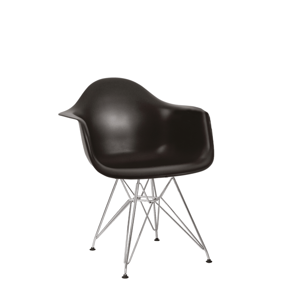 Eiffel Tub Chair - Chrome Legs