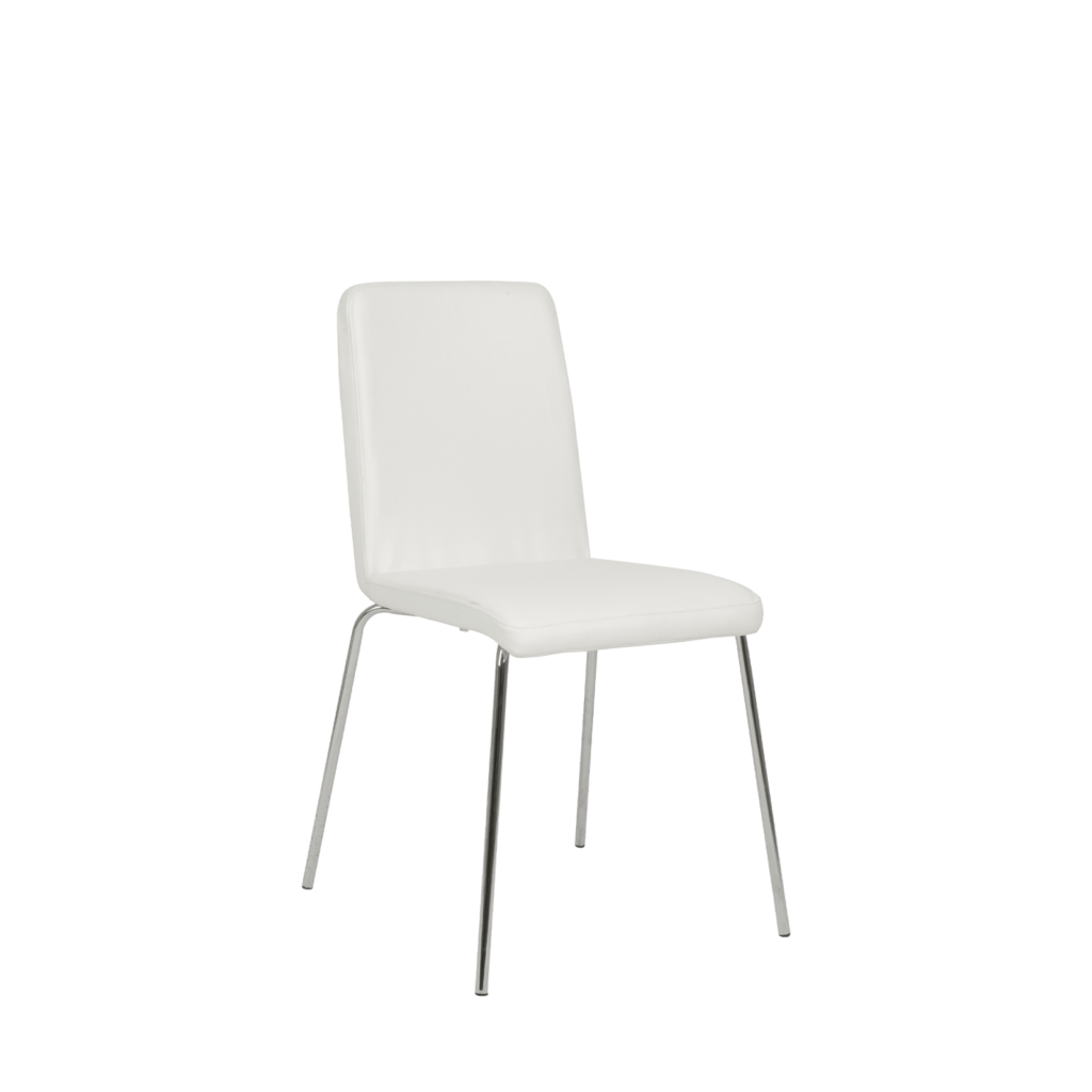 Shelley Chair - Vinyl Chrome Legs