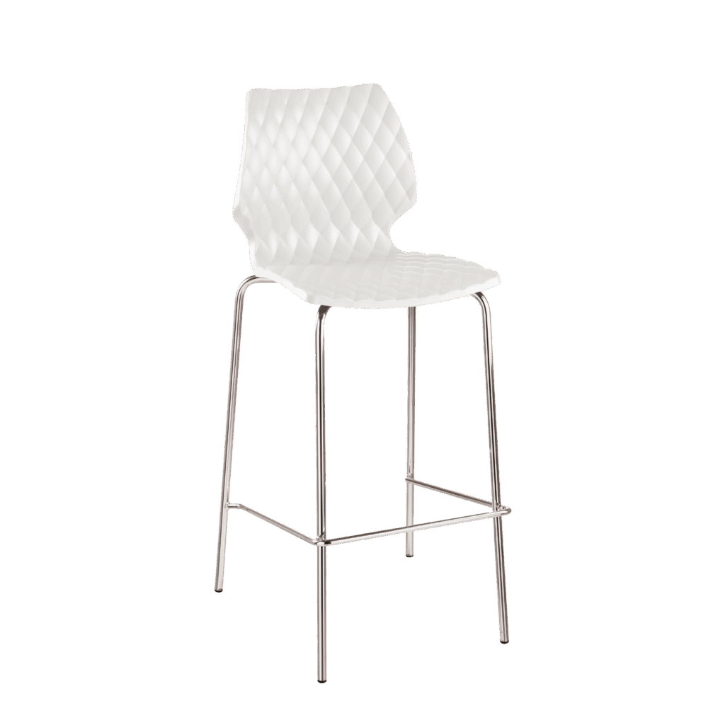 Honeycomb Stool - Chrome Legs