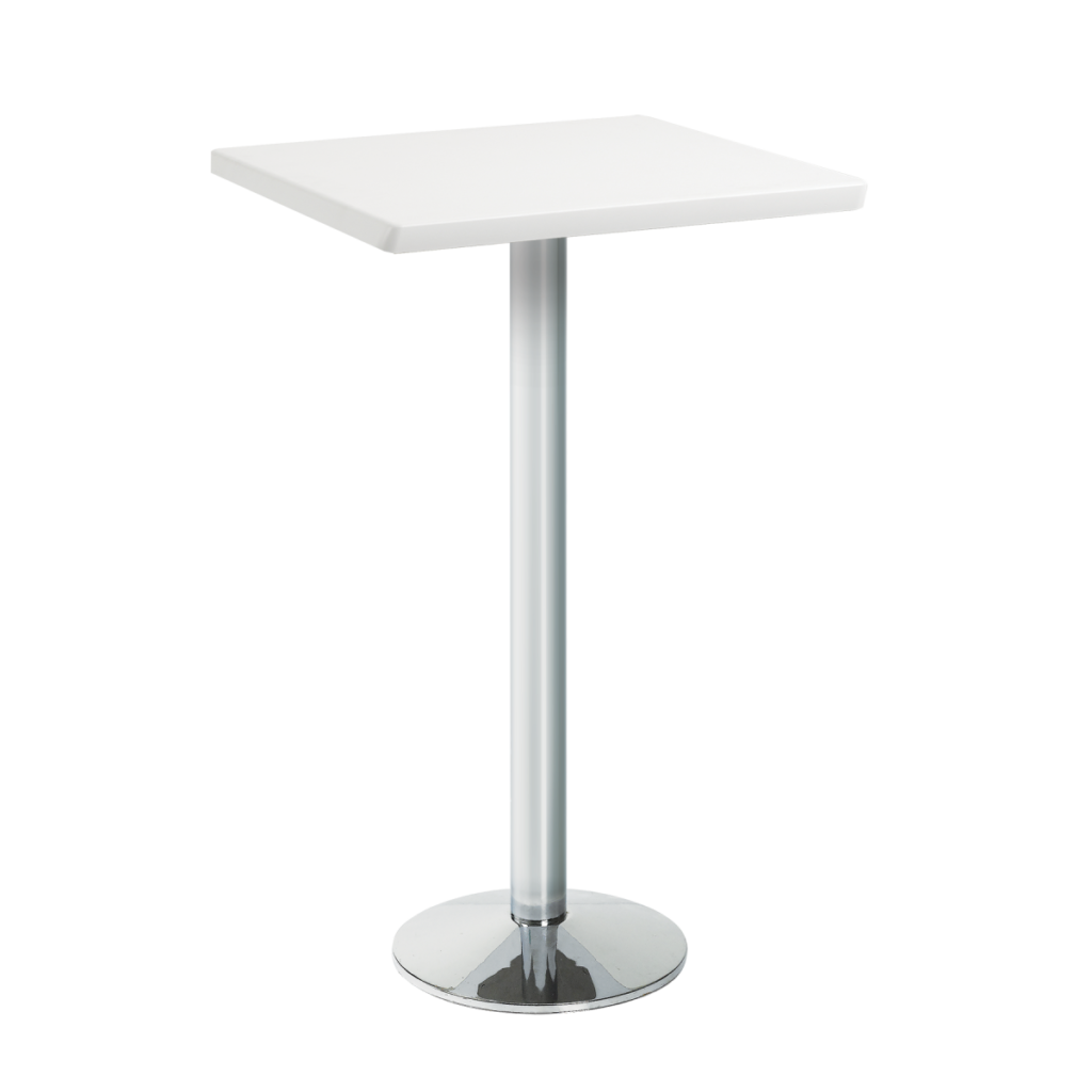 Rome Square Bar Table - Wooden Top