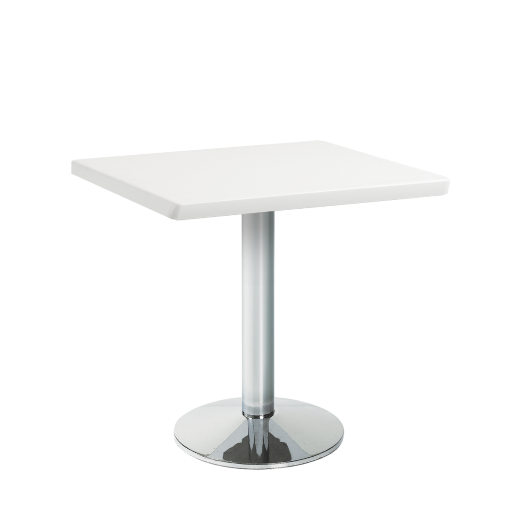 Rome Square Bistro Table - Wooden Top