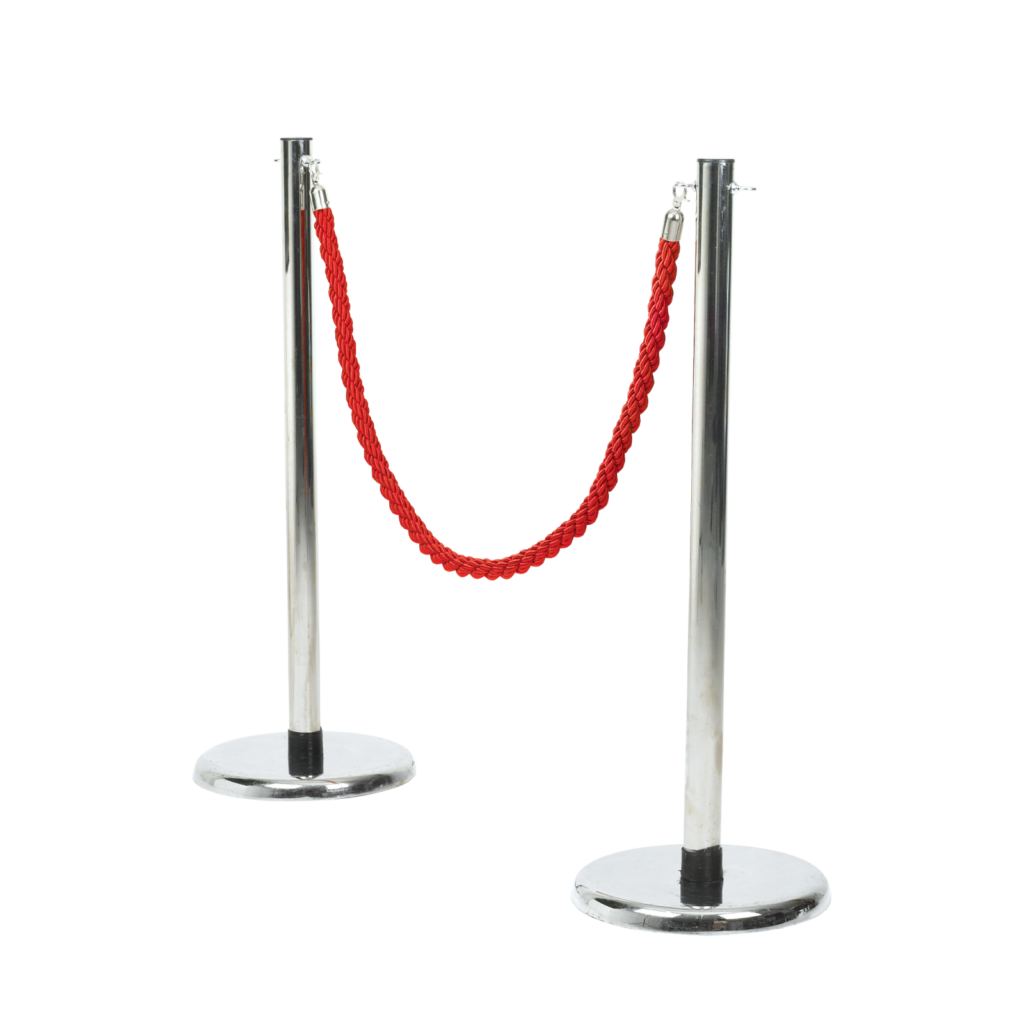 Chrome Barrier Posts